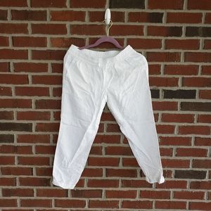 White Linen Pants